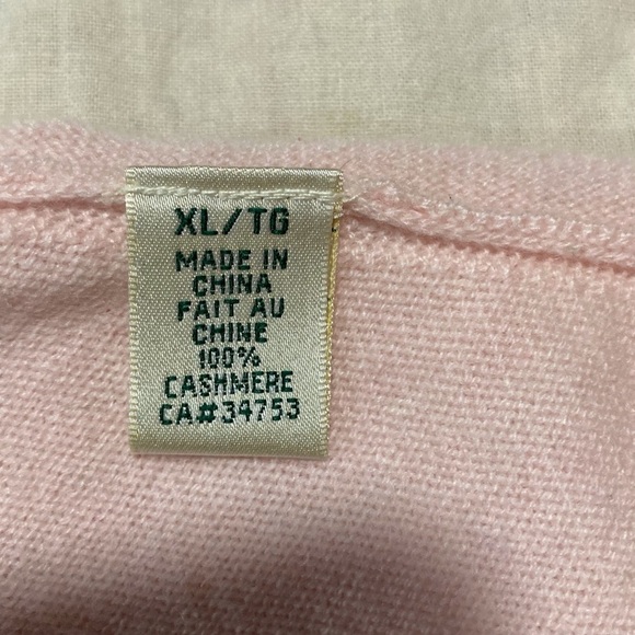 Fairway & Greene 100% Cashmere‎ Pink Sweater Vest - Picture 7 of 9